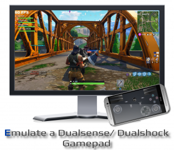 اسکرین شات برنامه PSPad: Mobile PS5/ PS4 Gamepad 1