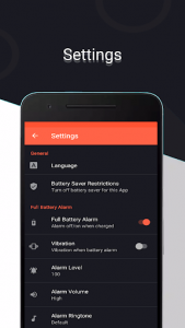 اسکرین شات برنامه Full Charge Alarm 5
