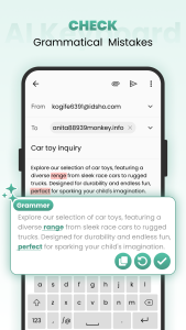 اسکرین شات 2 برنامه AI Keyboard: AI Type Reply