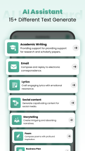 اسکرین شات 6 برنامه AI Keyboard: AI Type Reply