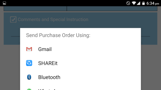 اسکرین شات 8 برنامه Purchase Order PO PDF Maker