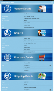 اسکرین شات 1 برنامه Purchase Order PO PDF Maker