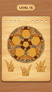 اسکرین شات 2 بازی Nuts and Bolts Woody Puzzle