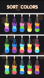 اسکرین شات 3 بازی Water Color Sort - Puzzle Game