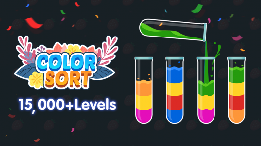 اسکرین شات 1 بازی Water Color Sort - Puzzle Game