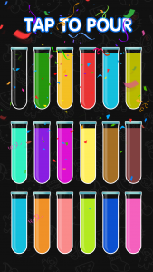اسکرین شات 2 بازی Water Color Sort - Puzzle Game