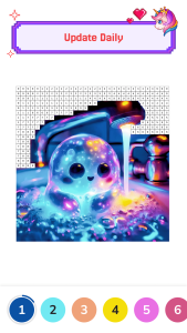 اسکرین شات 2 بازی Pixel Coloring-Color by number