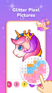 اسکرین شات 3 بازی Pixel Coloring-Color by number