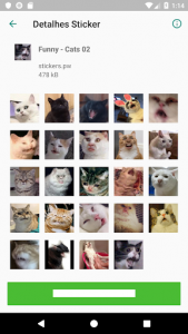 اسکرین شات برنامه Stickers: Cute and Funny Animals 🐱🐶 3