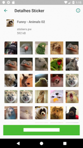 اسکرین شات برنامه Stickers: Cute and Funny Animals 🐱🐶 8