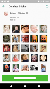 اسکرین شات برنامه Stickers: Babies - Children Cute 👶 2
