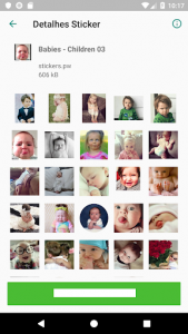 اسکرین شات برنامه Stickers: Babies - Children Cute 👶 4