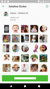 اسکرین شات برنامه Stickers: Babies - Children Cute 👶 5