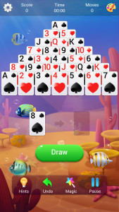 اسکرین شات 1 بازی Pyramid Solitaire