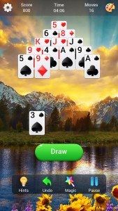 اسکرین شات 5 بازی Pyramid Solitaire