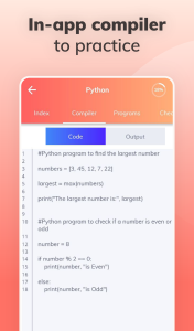 اسکرین شات 6 برنامه Learn Python Programming