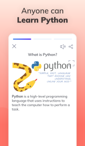 اسکرین شات 1 برنامه Learn Python Programming