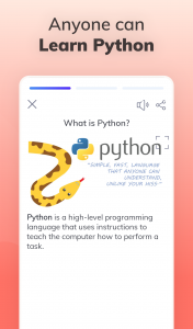 اسکرین شات 1 برنامه Learn Python Programming