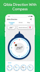 اسکرین شات برنامه Qibla Compass: Qibla Direction 6