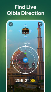 اسکرین شات 2 برنامه Qibla Compass: Qibla Direction