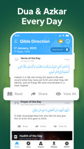 اسکرین شات برنامه Qibla Compass: Qibla Direction 4