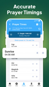 اسکرین شات 3 برنامه Qibla Compass: Qibla Direction