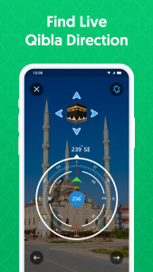 اسکرین شات برنامه Qibla Compass: Qibla Direction 2
