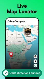 اسکرین شات 4 برنامه Qibla Finder・Qibla Compass