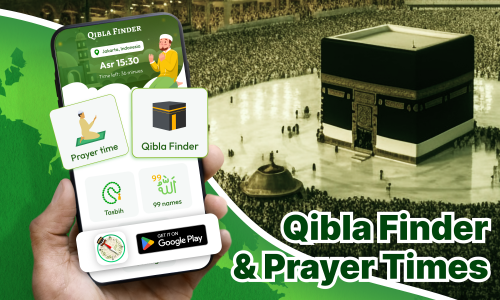 اسکرین شات برنامه Prayer Times & Qibla Finder 1