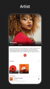 اسکرین شات 2 برنامه Eon Music Player