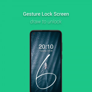 اسکرین شات برنامه Gesture Lock Screen 1