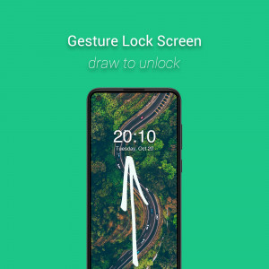 اسکرین شات برنامه Gesture Lock Screen 2