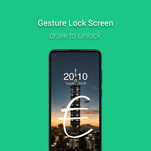 اسکرین شات برنامه Gesture Lock Screen 3
