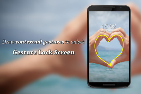 اسکرین شات 4 برنامه Gesture Lock Screen