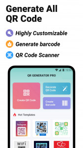 اسکرین شات برنامه QR Code Generator Pro 1