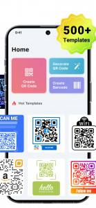 اسکرین شات 2 برنامه QR Code Generator & QR Maker