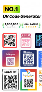 اسکرین شات 1 برنامه QR Code Generator & QR Maker