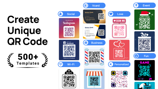 اسکرین شات 1 برنامه QR Code Generator & QR Maker