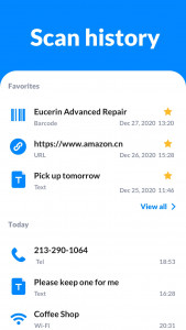 اسکرین شات 7 برنامه QR Code Scanner & Scanner App