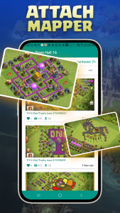 اسکرین شات 2 برنامه ClasherPro - Base Layout Map