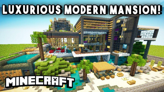 اسکرین شات برنامه Modern House Map for Minecraft 1