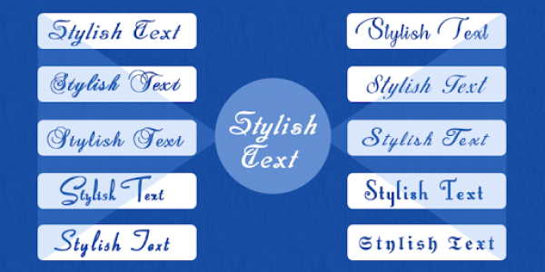 اسکرین شات برنامه Stylish Text & Fonts : Fancy Text 1