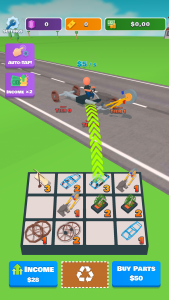 اسکرین شات 1 بازی Idle Racer — Tap, Merge & Race