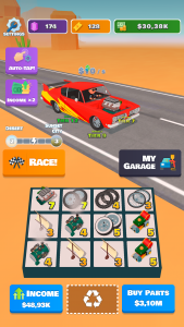 اسکرین شات بازی Idle Racer — Tap, Merge & Race 2