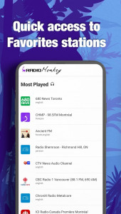 اسکرین شات برنامه Simple Radio Fm - Free Live FM Radio & Music App 4