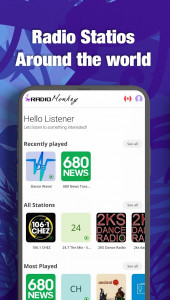 اسکرین شات برنامه Simple Radio Fm - Free Live FM Radio & Music App 1