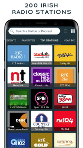 اسکرین شات 1 برنامه Radio Ireland - FM Radio