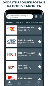 اسکرین شات 3 برنامه Radio Stanice Hrvatska Online