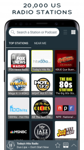 اسکرین شات 1 برنامه Radio USA - Live Radio FM / AM