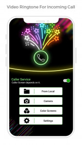 اسکرین شات 4 برنامه Video Ringtone Incoming Call